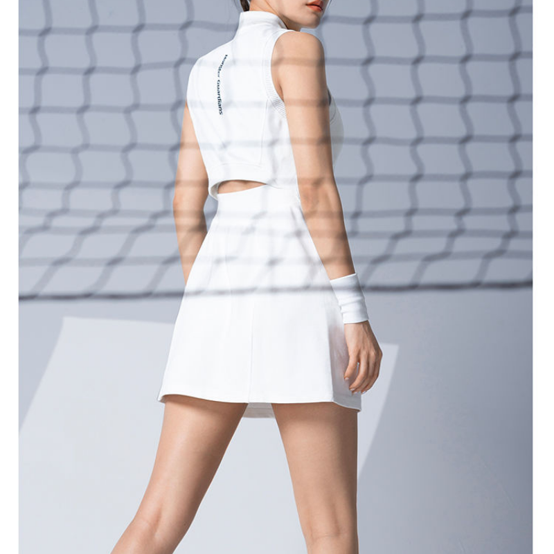 White Casual Sports Dress Wome - Table Tennis Jacket recension och pris