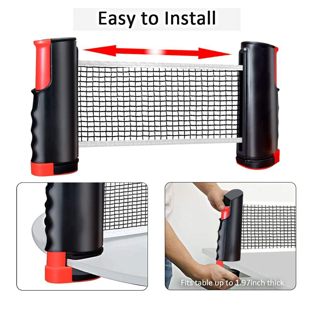 Retractable Net Ping Pong Net  - Table Tennis Db recension och pris