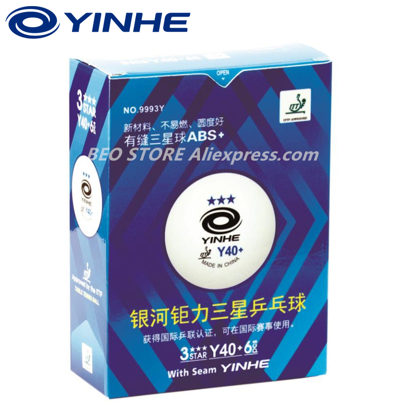 60 balls YINHE 3-star Y40+ H40 - Table Tennis From recension och pris