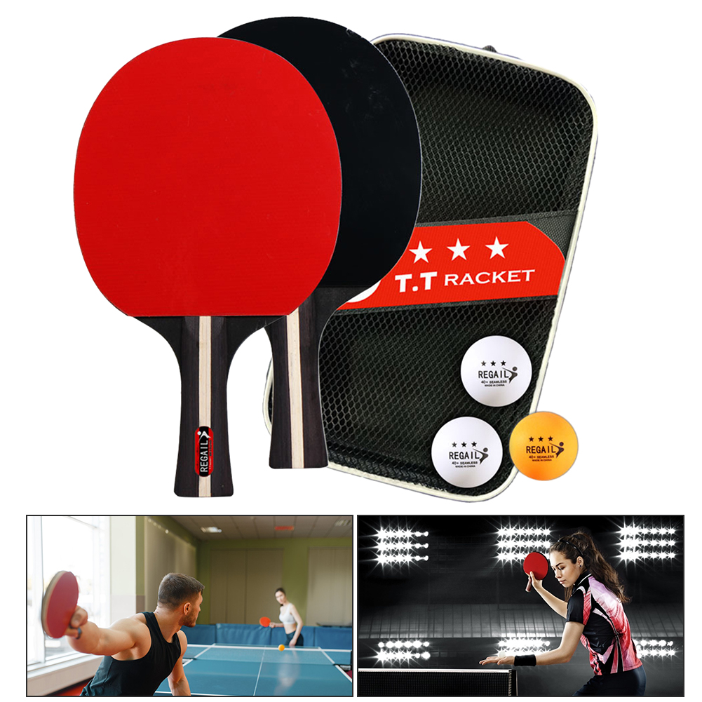 Table Tennis Racket 2 Rackets  - Table Tennis Db recension och pris