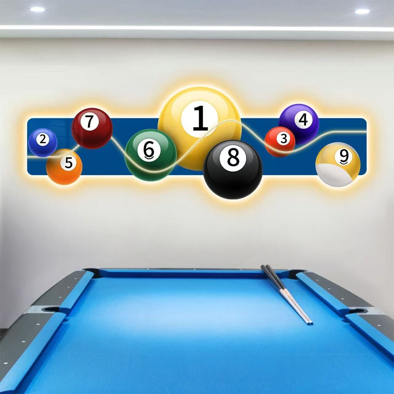 Billiards Hall Decoration Pain - Table Tennis No 1 recension och pris