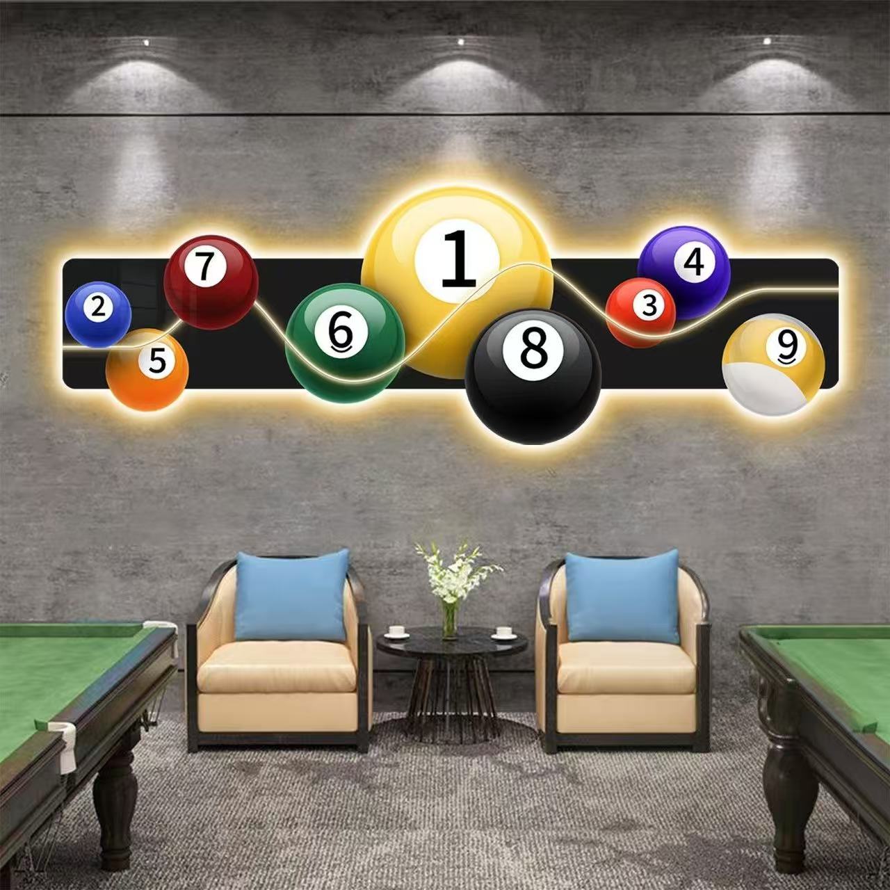 Billiards Hall Decoration Pain - Table Tennis No 1 recension och pris