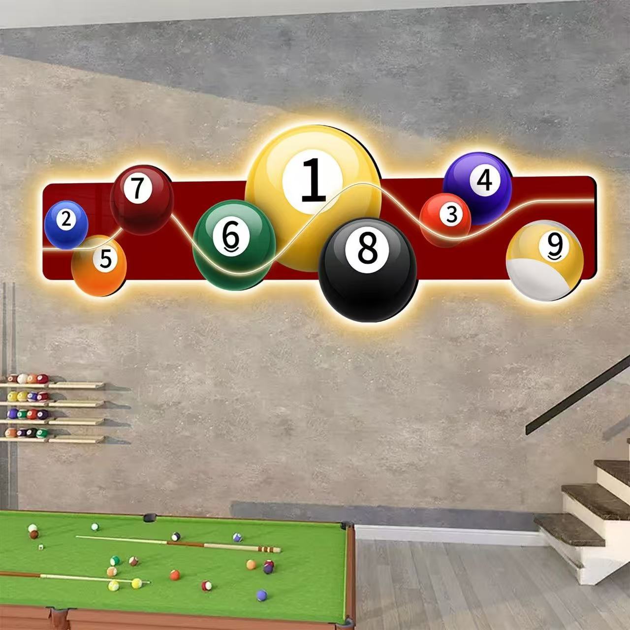 Billiards Hall Decoration Pain - Table Tennis No 1 recension och pris